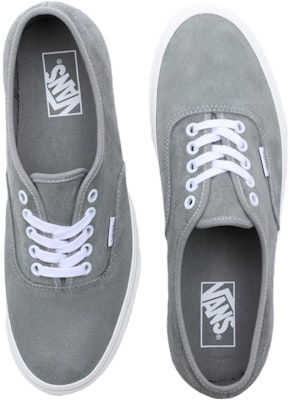 Vans Authentic 猪巴革“灰色” VN0009PVBY1 Shop Vans Authentic 猪巴革“灰色” VN0009PVBY1