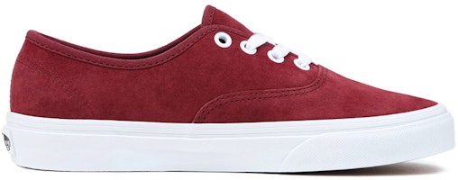 Vans Authentic 豬麂皮低幫板鞋 男女同款 紅 Order Vans Authentic 豬麂皮低幫板鞋 男女同款 紅
