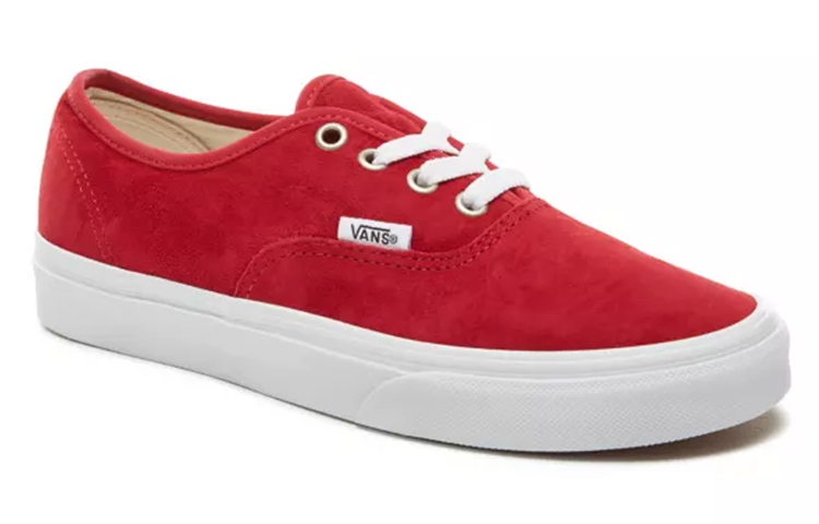 Lookbook Vans Authentic 猪皮绒面革 "滑板红" VN0A38EMU5M