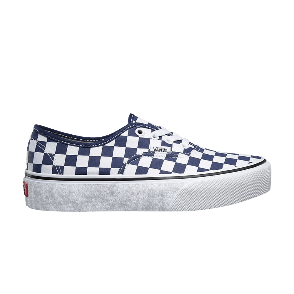 Vans Authentic Platform 2.0 'Checkerboard - Medieval Blue' VN0A3AV8S4D