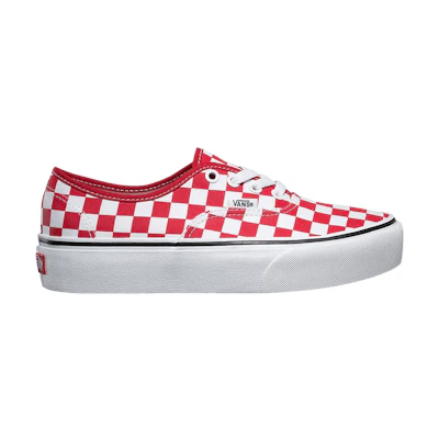 Vans Authentic Platform 2.0 'Checkerboard - Racing Red'
