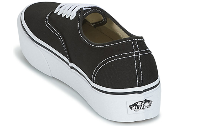 Shop Vans Authentic Plataforma 'Negro' VN0A3AV8BLK