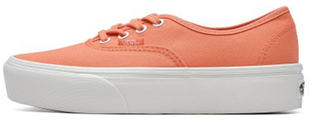 Vans Authentic Platform 'Orange White' VN0A3AV8AXO Buy Vans Authentic Platform 'Orange White' VN0A3AV8AXO