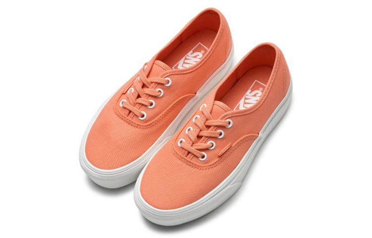 Order Vans Authentic Platform 休閒厚底時尚 低筒 滑板鞋 女款 橘色