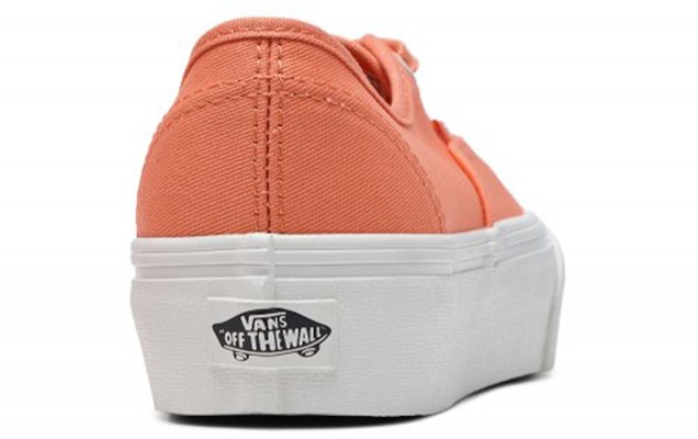 Vans Authentic Platform 'Orange White' VN0A3AV8AXO Lookbook Vans Authentic Platform 'Orange White' VN0A3AV8AXO