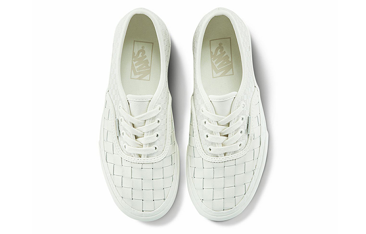 Lookbook Vans Authentic Platform 'Woven - Blanc De Blanc' VN0A5KXA9GY