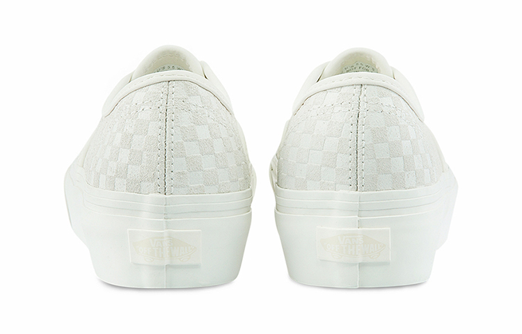 Shop Vans Authentic Platform 'Woven - Blanc De Blanc' VN0A5KXA9GY