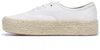 Vans Authentic Platform Espadrille 'Marshmallow' Wanita Lelaki VN0A3NAQFS8