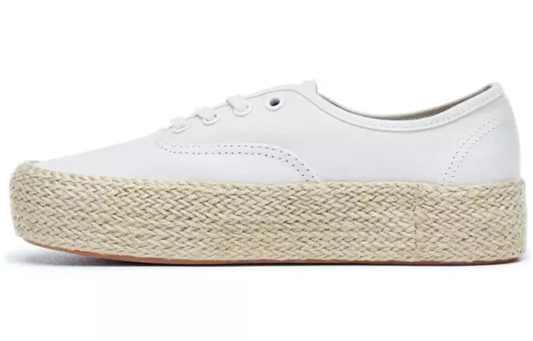 Vans Authentic Platform Espadrille 'Marshmallow' VN0A3NAQFS8
