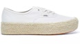 Order Vans Authentic Platform Espadrille 'Marshmallow' Wanita Lelaki VN0A3NAQFS8