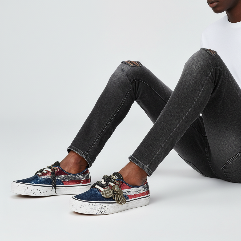 Order Vans Premium Authentic La Habana Merah Navy VN000DB8Z11