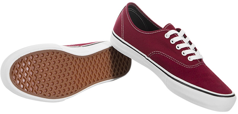Vans Authentic Pro Kasut Skateboarding Unisex Merah Wain VN0A3479919 Shop Vans Authentic Pro Kasut Skateboarding Unisex Merah Wain VN0A3479919