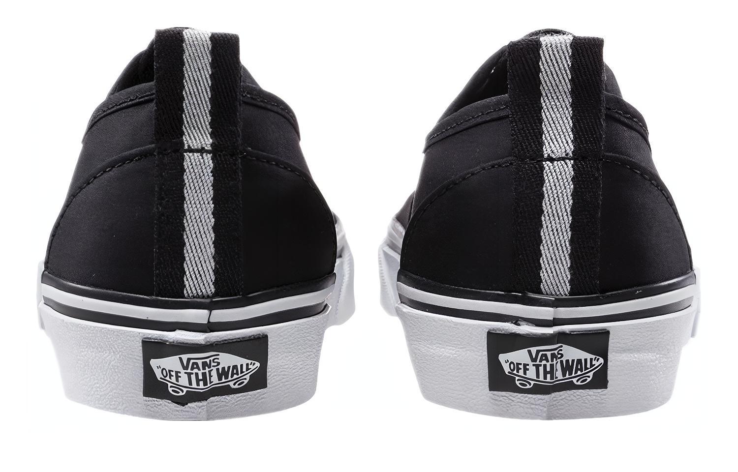 Lookbook 반스 어센틱 PT '브러시드 트윌 - 블랙' VN0A38F1QAD