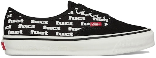 Vans Authentic Reissue 44 LX FUCT x Slam Jam Black Marshmallow VN0007QZT5O1 Vans Authentic Reissue 44 LX FUCT x Slam Jam Black Marshmallow VN0007QZT5O1