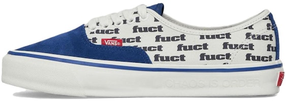 Vans Authentic Reissue 44 LX FUCT x Slam Jam Blue Marshmallow VN0007QZSVI1 Vans Authentic Reissue 44 LX FUCT x Slam Jam Blue Marshmallow VN0007QZSVI1
