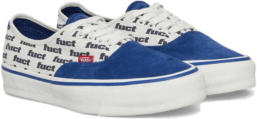 Vans Authentic Reissue 44 LX FUCT x Slam Jam 蓝色棉花糖版 VN0007QZSVI1 Lookbook Vans Authentic Reissue 44 LX FUCT x Slam Jam 蓝色棉花糖版 VN0007QZSVI1