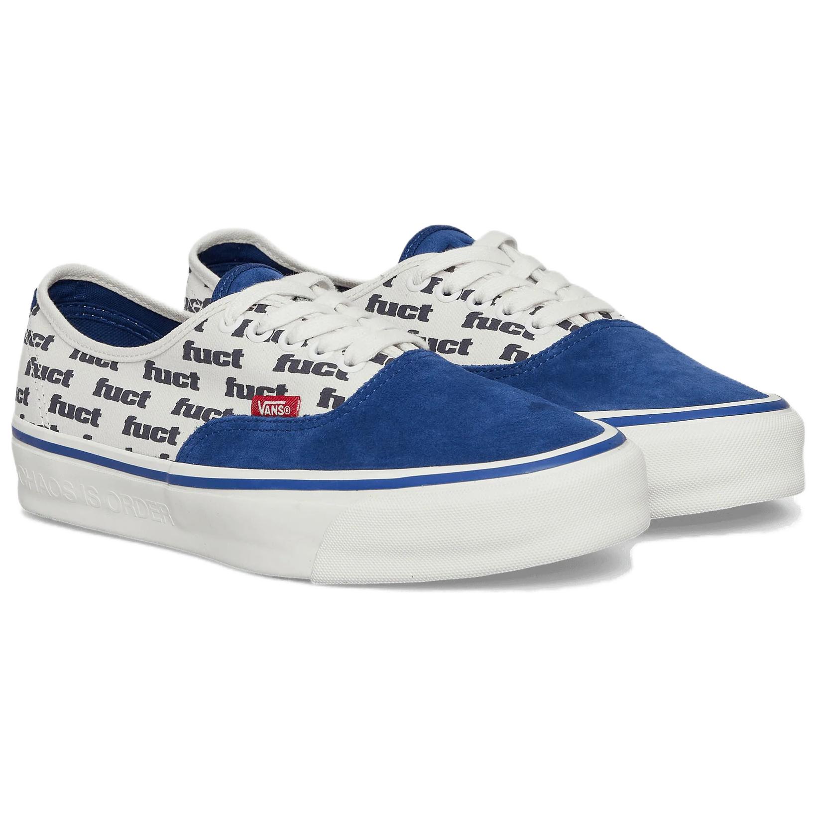 Lookbook 반스 x FUCT x 슬램잼 어센틱 44 LX 블루 마시멜로 VN0007QZSVI1