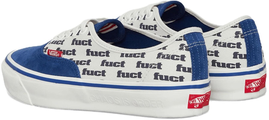 반스 x FUCT x 슬램잼 어센틱 44 LX 블루 마시멜로 VN0007QZSVI1 Shop 반스 x FUCT x 슬램잼 어센틱 44 LX 블루 마시멜로 VN0007QZSVI1
