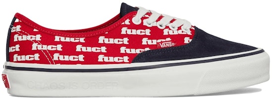 Vans Authentic Reissue 44 LX FUCT x Slam Jam Red Marshmallow VN0007QZBJJ1 Vans Authentic Reissue 44 LX FUCT x Slam Jam Red Marshmallow VN0007QZBJJ1