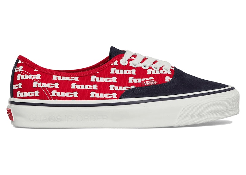 Vans Authentic Reissue 44 LX FUCT x Slam Jam Red Marshmallow VN0007QZBJJ1