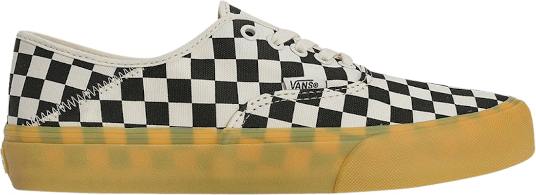 White and white checkered 2025 vans