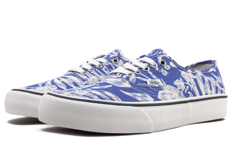 Lookbook Vans Authentic SF 蓝/白色鞋 VN0A3MU6WOI