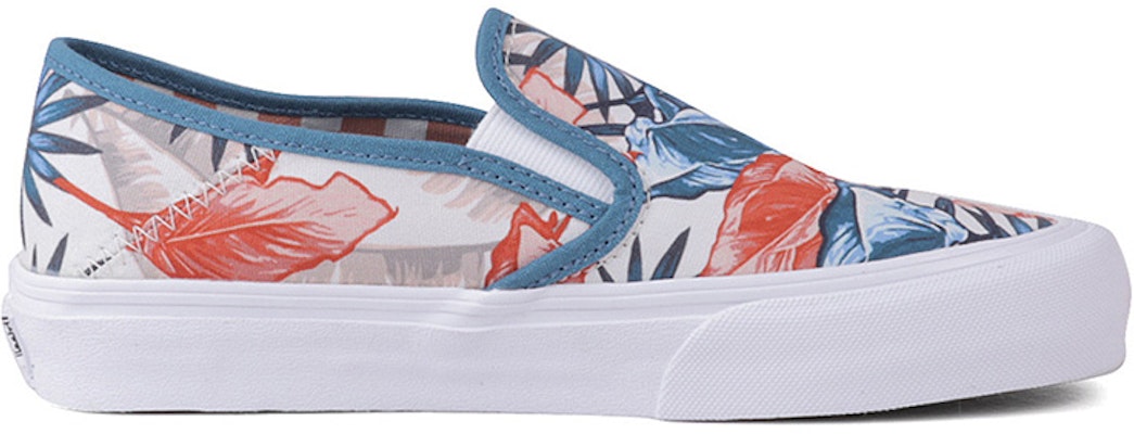 Vans Authentic SF 'White Blue Red' VN0A3MVDVLC Order Vans Authentic SF 'White Blue Red' VN0A3MVDVLC