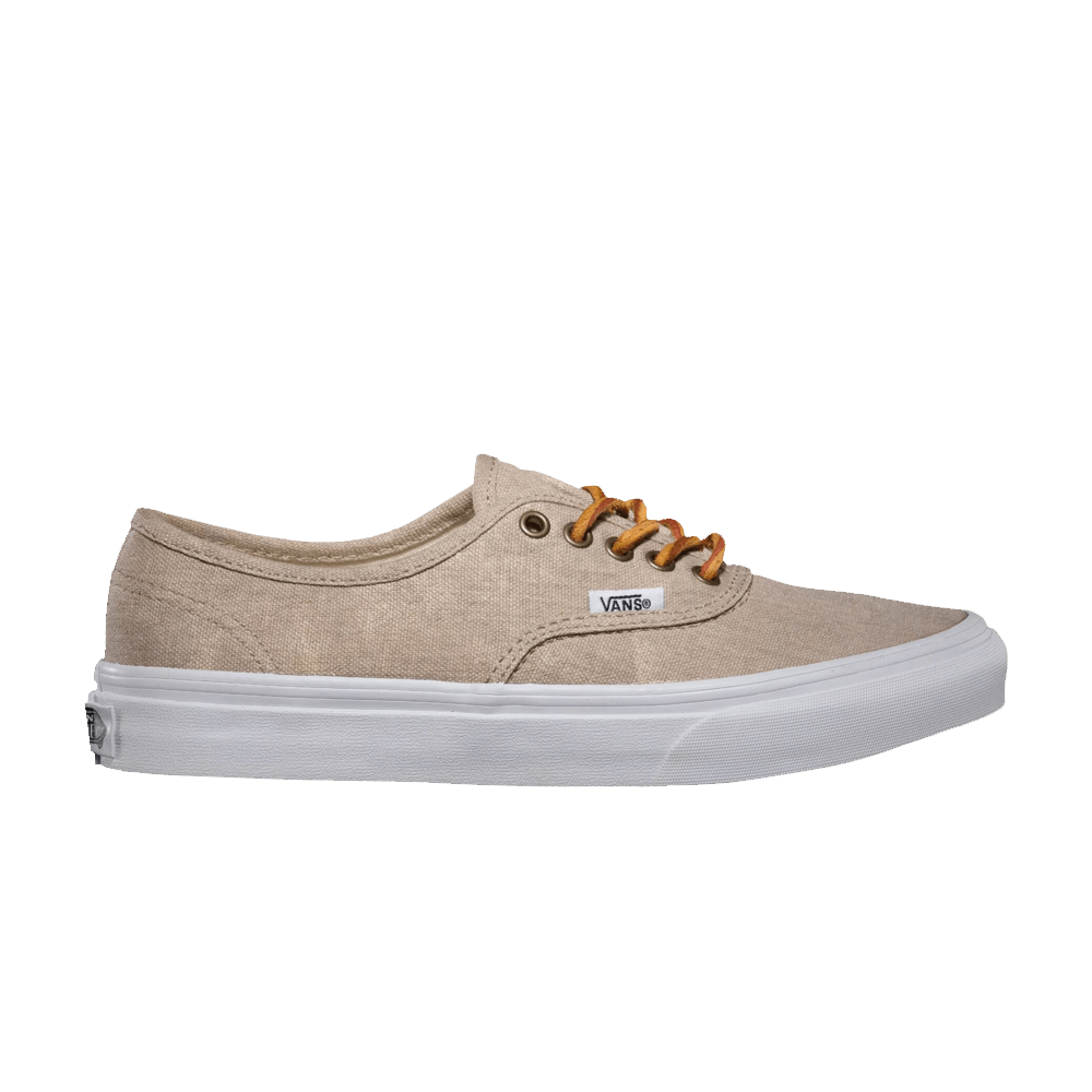 Vans Authentic Slim 'Washed Canvas - Cream' VN000QEVC7T