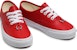 반스 어센틱 레드 스니커즈 (Vans Authentic Red Sneakers) VN0A348A40E