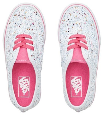 반스 어센틱 화이트/실버/핑크 스니커즈 VN0A38H3VI6 Shop 반스 어센틱 화이트/실버/핑크 스니커즈 VN0A38H3VI6