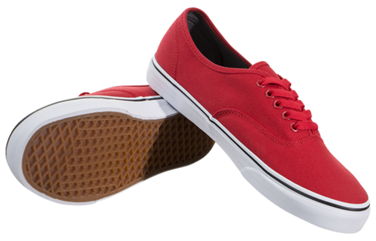 Shop Vans Authentic Sport Pop Zapatillas Casual Skateboarding Rojas VN0004MKIJO