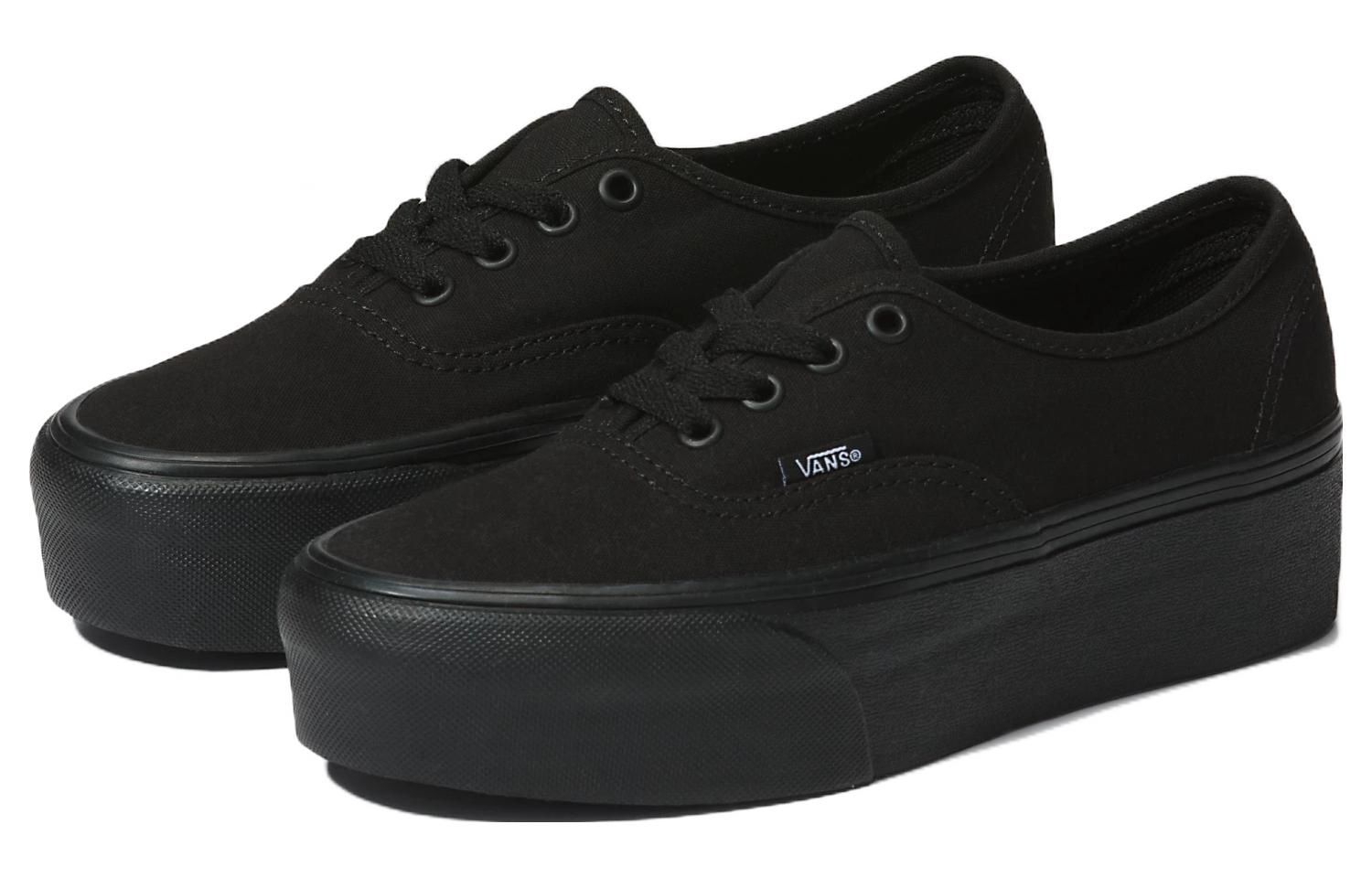 Lookbook Vans Authentic Stackform 'Negro' VN0A5KXXBKA