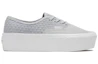 Order Vans Authentic Stackform 'Micro Weave - Gris' VN0A4BVOUNY