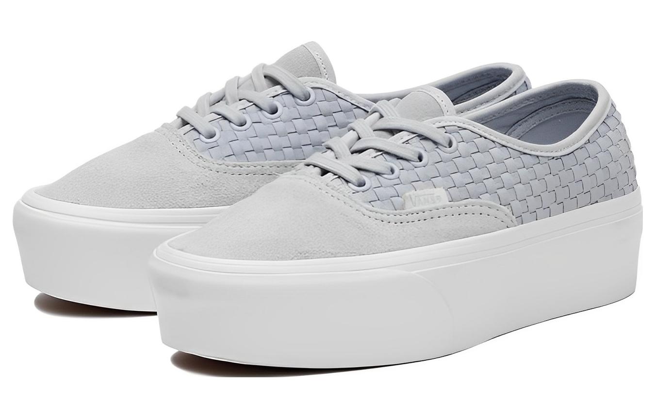 Lookbook Vans Authentic Stackform 'Micro Weave - Gris' VN0A4BVOUNY