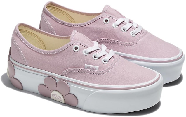 Vans Authentic Stackform 輕便耐磨防滑 低筒 板鞋 男女同款 紫白 Order Vans Authentic Stackform 輕便耐磨防滑 低筒 板鞋 男女同款 紫白