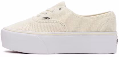 Vans Authentic Stackform Rib Knit 'Cream White' VN0A5KXXAZ1 Vans Authentic Stackform Rib Knit 'Cream White' VN0A5KXXAZ1