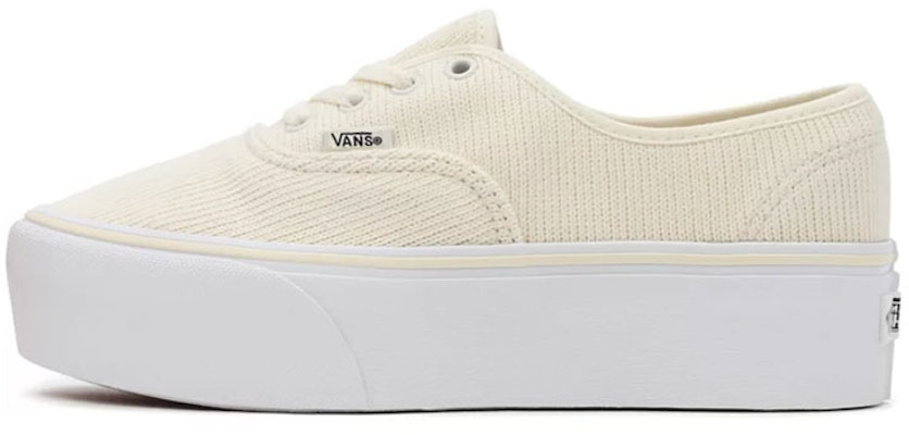 Vans Authentic Stackform Rib Knit 'Cream White' VN0A5KXXAZ1 Buy Vans Authentic Stackform Rib Knit 'Cream White' VN0A5KXXAZ1