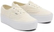 Lookbook Vans Authentic Stackform Rib Knit 'Putih Krim' VN0A5KXXAZ1