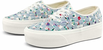 Vans Authentic Stackform '编织-花卉和牛仔' VN0A5KXXAZA Order Vans Authentic Stackform '编织-花卉和牛仔' VN0A5KXXAZA