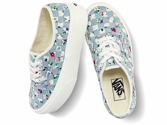 Vans Authentic Stackform 'Woven - Floral and Denim' VN0A5KXXAZA Shop Vans Authentic Stackform 'Woven - Floral and Denim' VN0A5KXXAZA