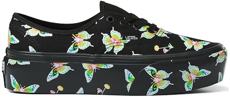 Order Vans Authentic Stackform 低筒增高休閒帆布鞋 男女同款 黑色