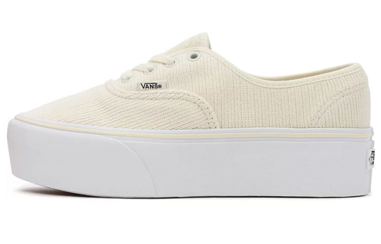 Vans Authentic Stackform Rib Knit 'Cream White' VN0A5KXXAZ1