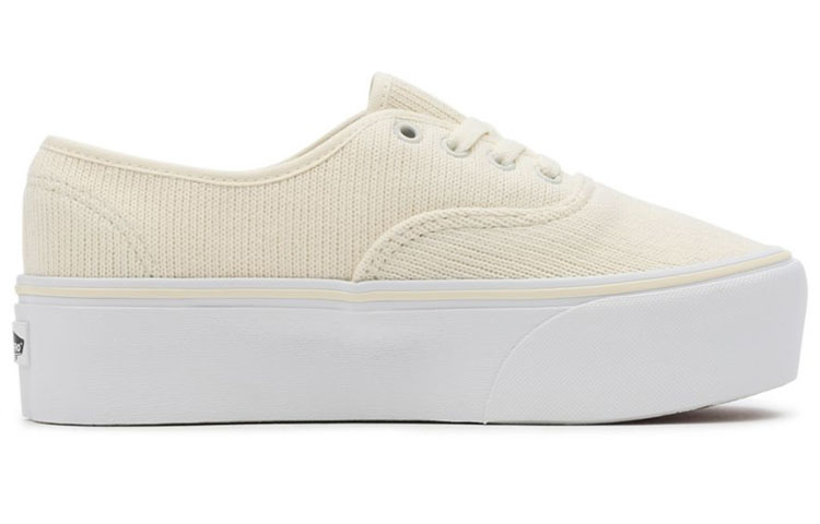 Order Vans Authentic Stackform Rib Knit ''Crème Blanche'' VN0A5KXXAZ1