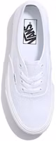 Lookbook Vans Authentic Stackform 舒適氣質經典 增高透氣 低幫 板鞋 男女同款 白色