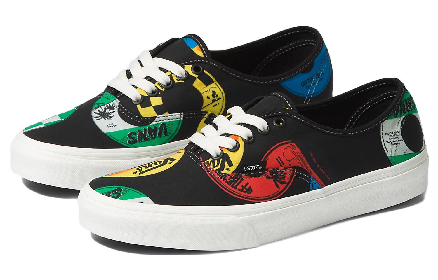 Vans Authentic Stacks Shoes 'Black Yellow Blue' 圖 3