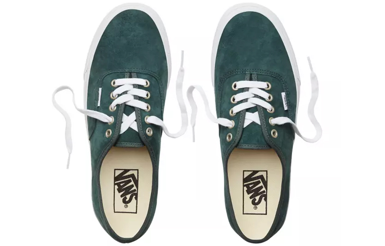 Shop Vans Authentic Suede 'Darkest Spruce' VN0A38EMU5J