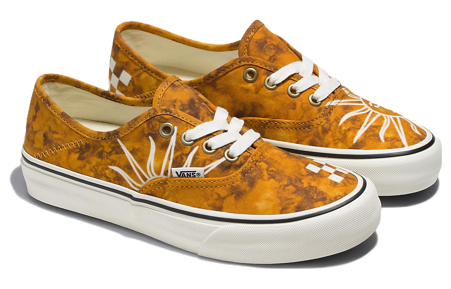 Order Vans Authentic Tie-dye VR3 SF 潮流休閒 防滑耐磨 低筒 滑板鞋 男女款 棕白