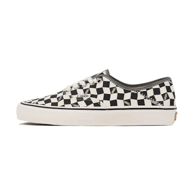 Vans Authentic Vr3 Sf Low Top Casual Skateboarding Shoes Unisex Black White Grid 'Black White'