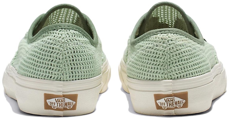 Vans Authentic VR3 SF 網眼 輕便耐磨防滑 低幫 板鞋 男女同款 綠色 Lookbook Vans Authentic VR3 SF 網眼 輕便耐磨防滑 低幫 板鞋 男女同款 綠色
