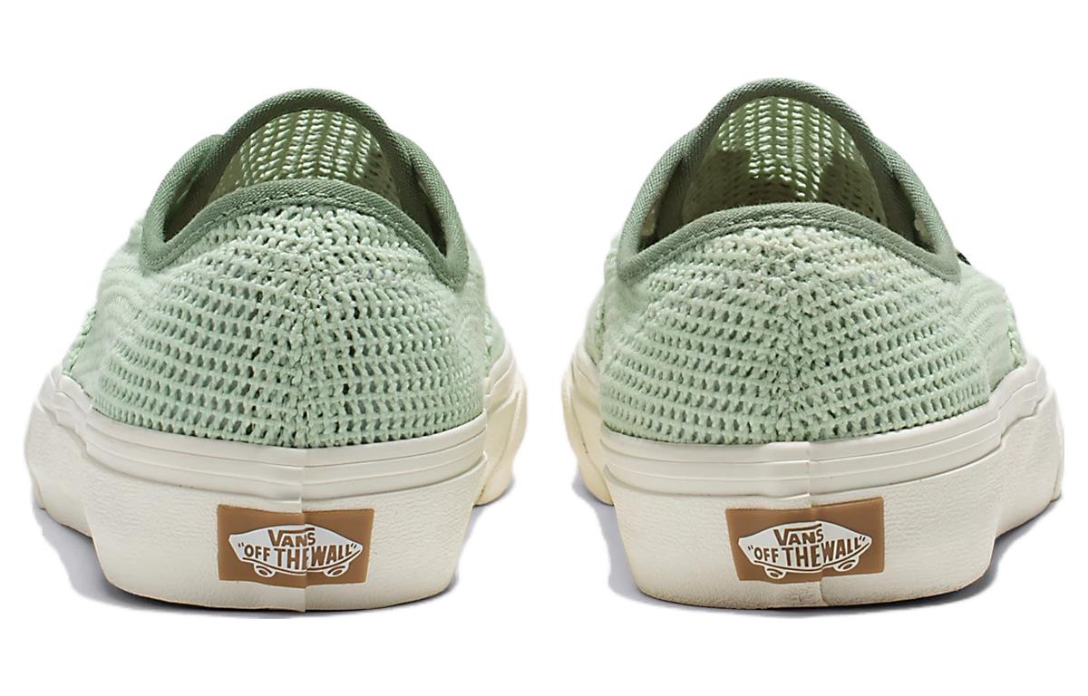 Lookbook Vans Authentic VR3 SF 網眼 輕便耐磨防滑 低幫 板鞋 男女同款 綠色